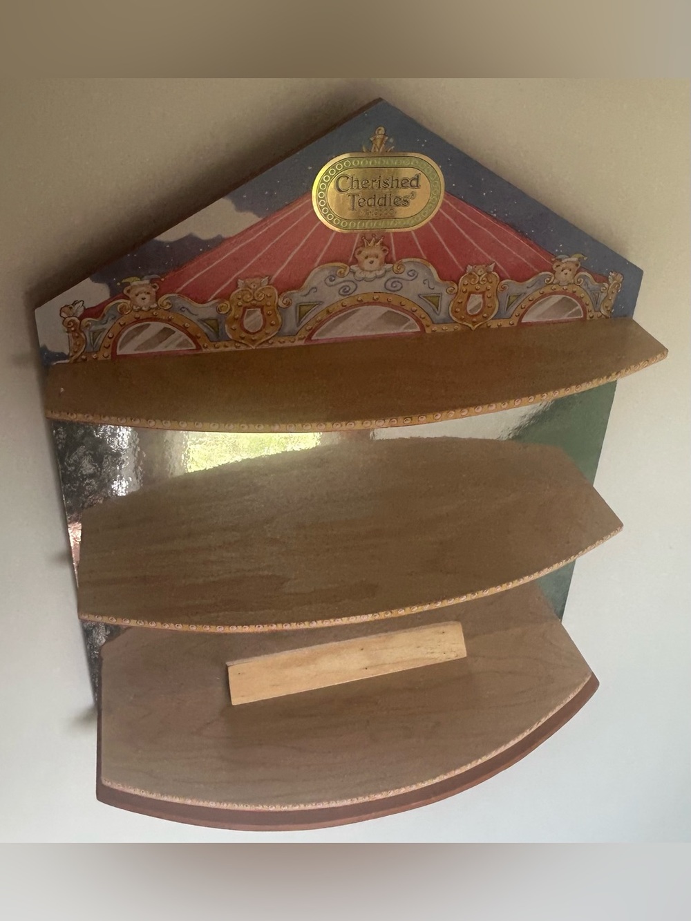 Vintage Cherished Teddies Carousel Display Shelf - Picture 7 of 10